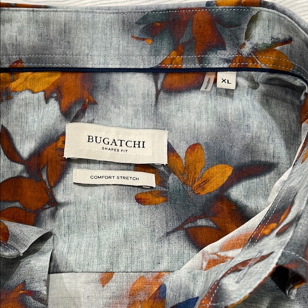 Bugatchi Floral Shirt XL